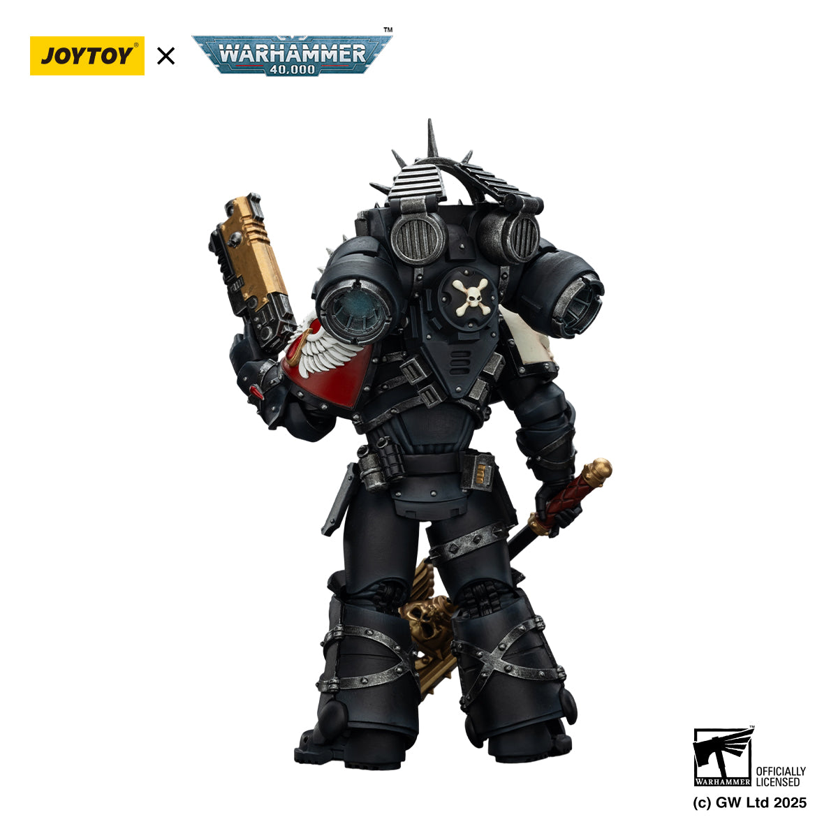 [PreOrder]JOYTOY Warhammer 40k 1/18 Action Figure  Blood Angels Lemartes With Jump Pack,Blood Crozius and Absolver Bolt Pistol  JT02311