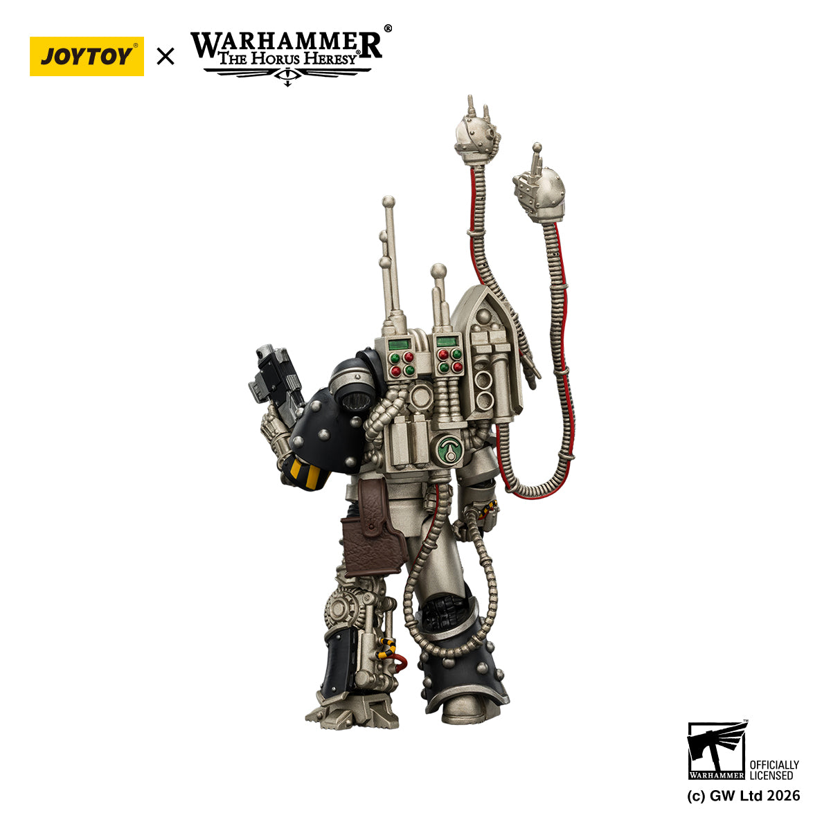JOYTOY Warhammer Action Figure Iron Warriors Legion Praevian with Bolt Pistol Collection Model Birthday Gifts