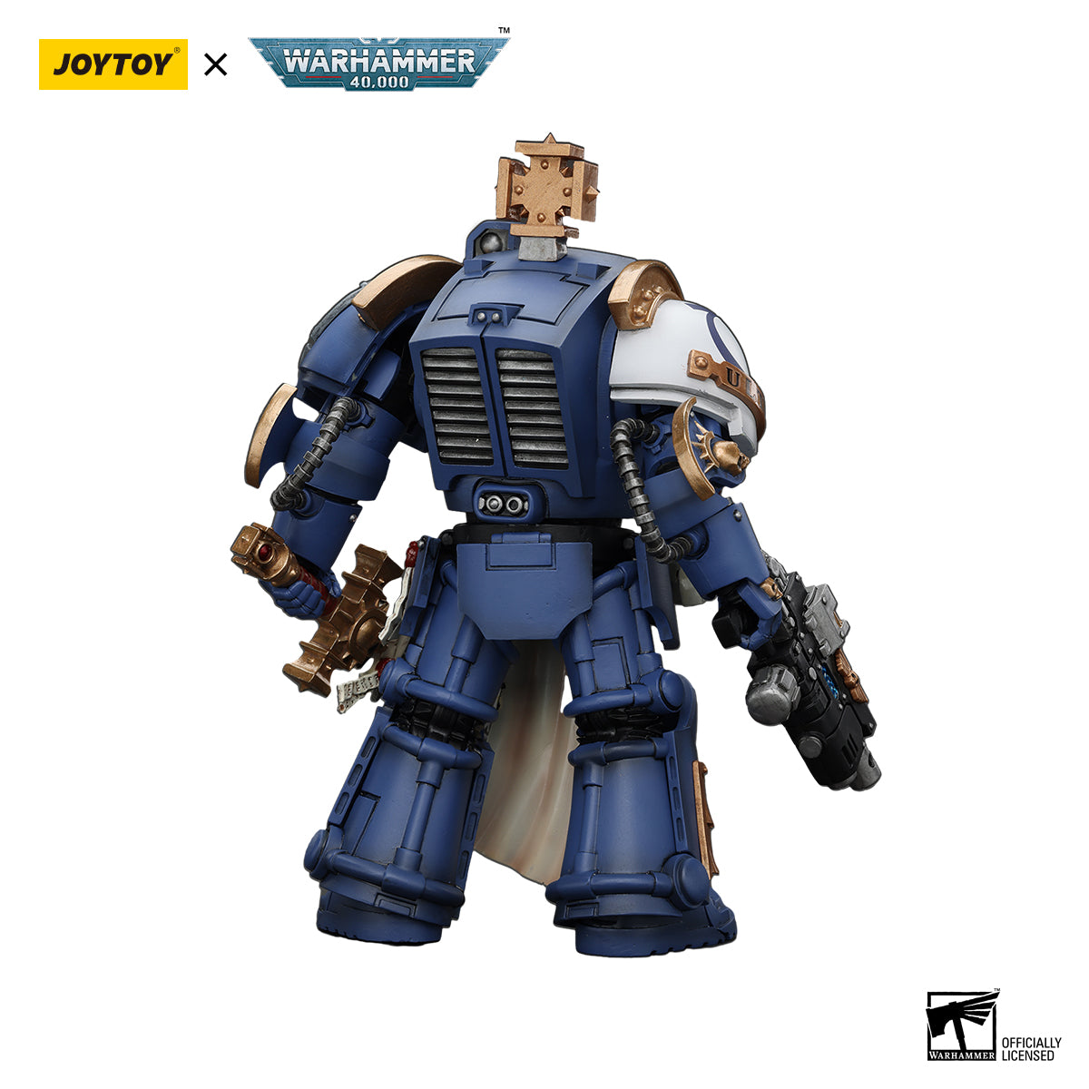 JOYTOY Action Figure 1/18 Ultramarines Captain In Terminator Armor Model Birthday Gifts 