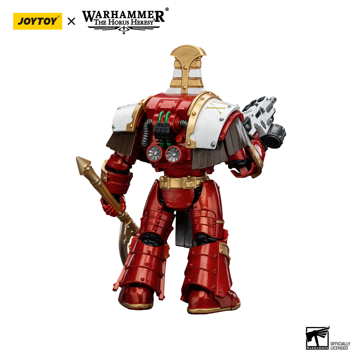 JOYTOY Action Figure 1/18 Thousand Sons Sekhmet Terminator Cabal Sekhmet With Combi-Bolter And Achea Force Weapon Model Birthday Gifts 