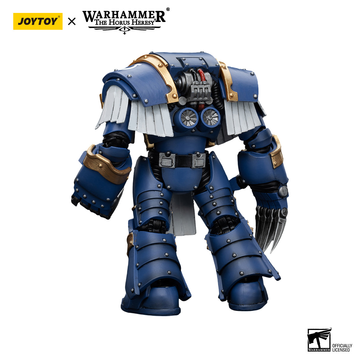 JOYTOY Action Figure 1/18 Ultramarines Cataphractii Terminator Squad Terminator with Lightning Claws Model Birthday Gifts 