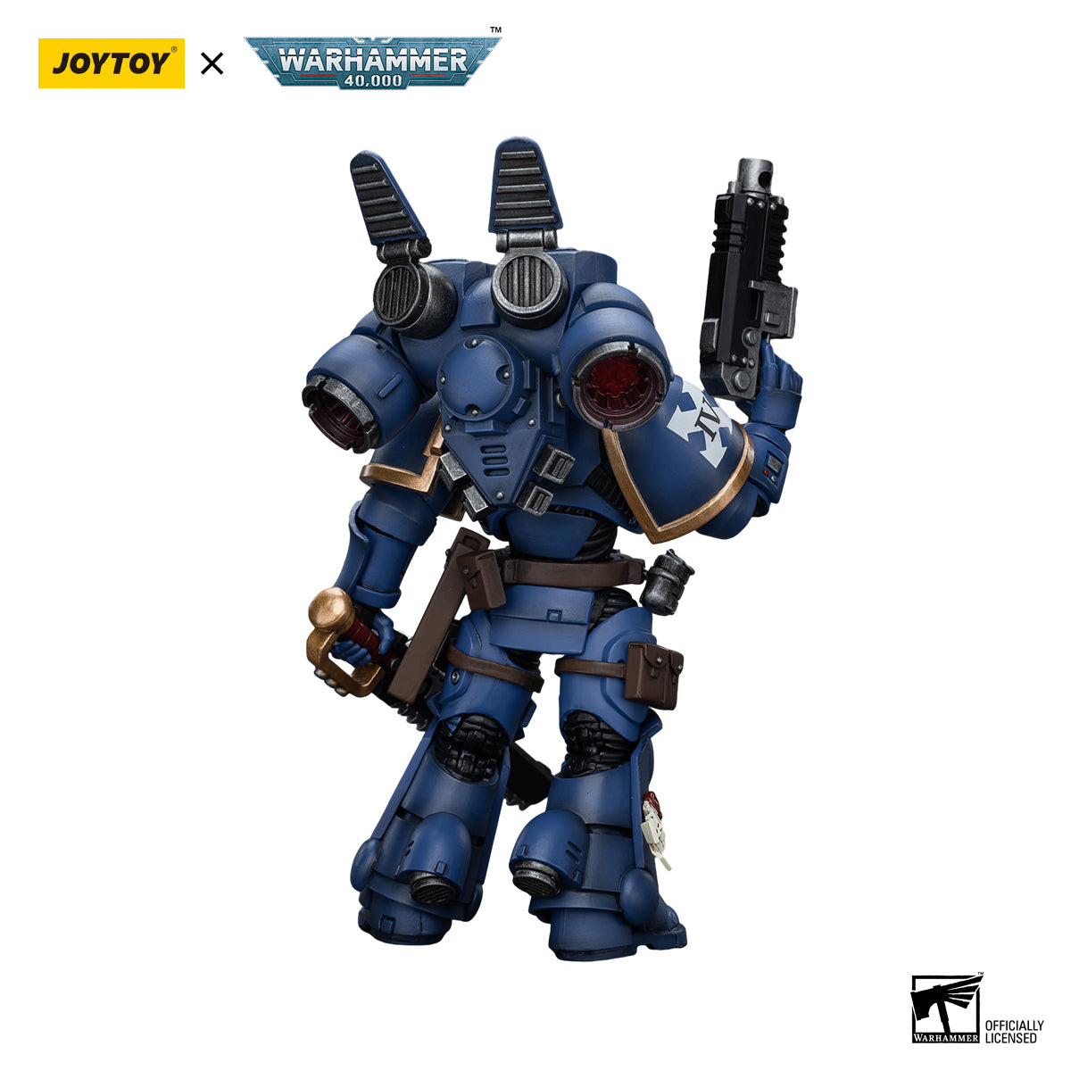 JOYTOY Action Figure 1/18Ultramarines Jump Pack Intercessors Intercessor 1 Model Birthday Gifts