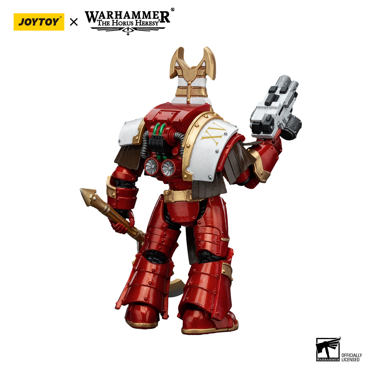 JOYTOY Action Figure 1/18 Thousand Sons Sekhmet Terminator Cabal Sekhmet With Combi-Melta And Achea Force Weapon Model Birthday Gifts 