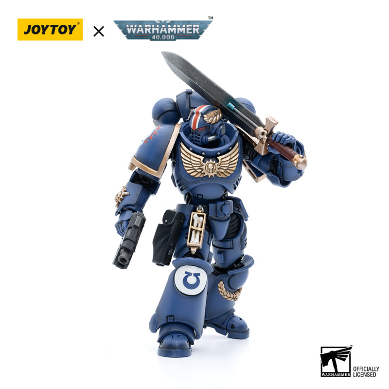 JOYTOY Action Figure 1/18 Ultramarines Primaris Lieutenant Argaranthe Model Birthday Gifts 