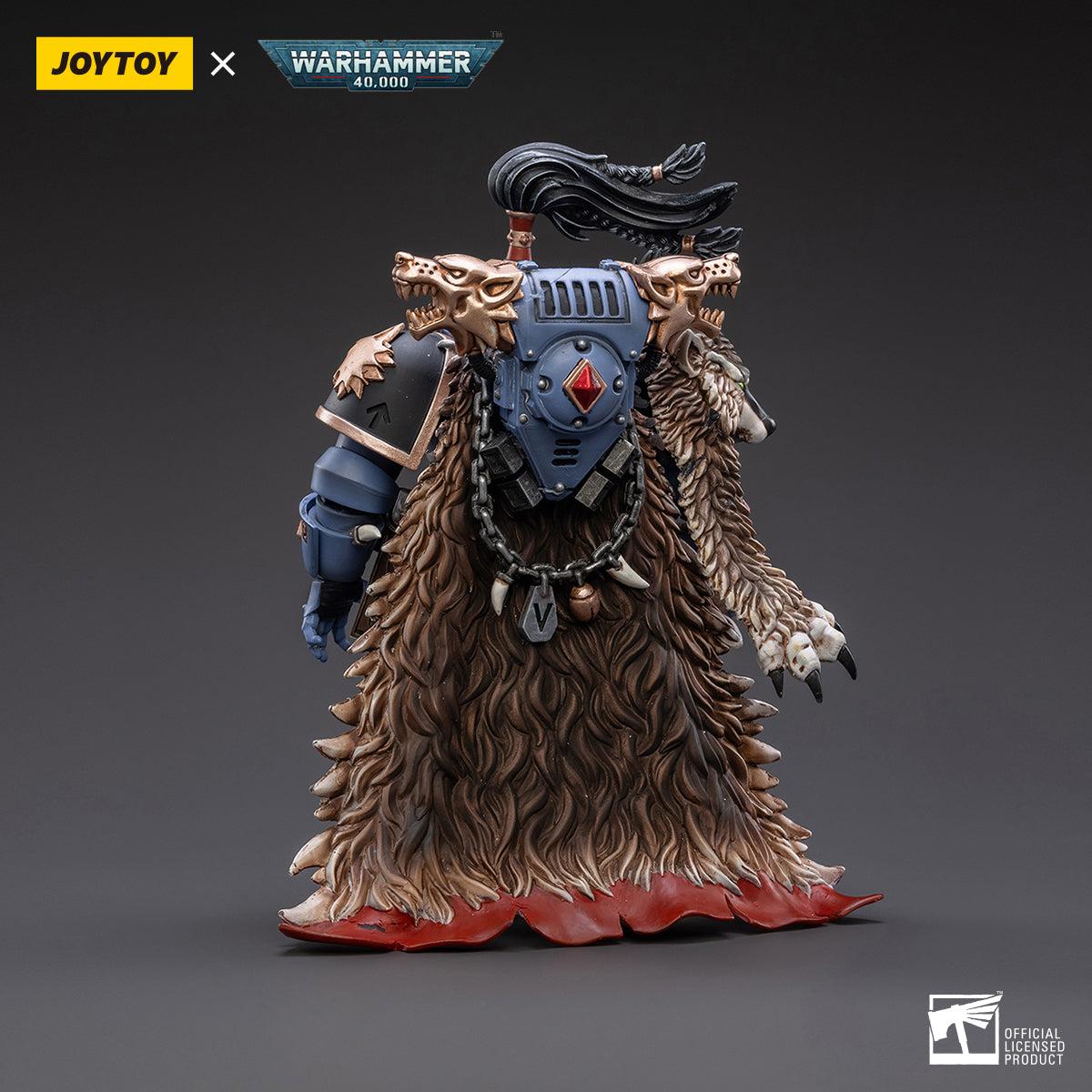 [IN STOCK]JOYTOY Warhammer 40K Action Figure 1/18 Space Wolves Ragnar Blackmane