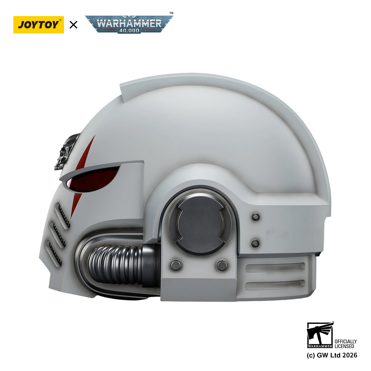 JOYTOY Warhammer 40k  Action Figure 1/1 White Scars MkX Helmet  Assault Anime Military Model Toys JT04094