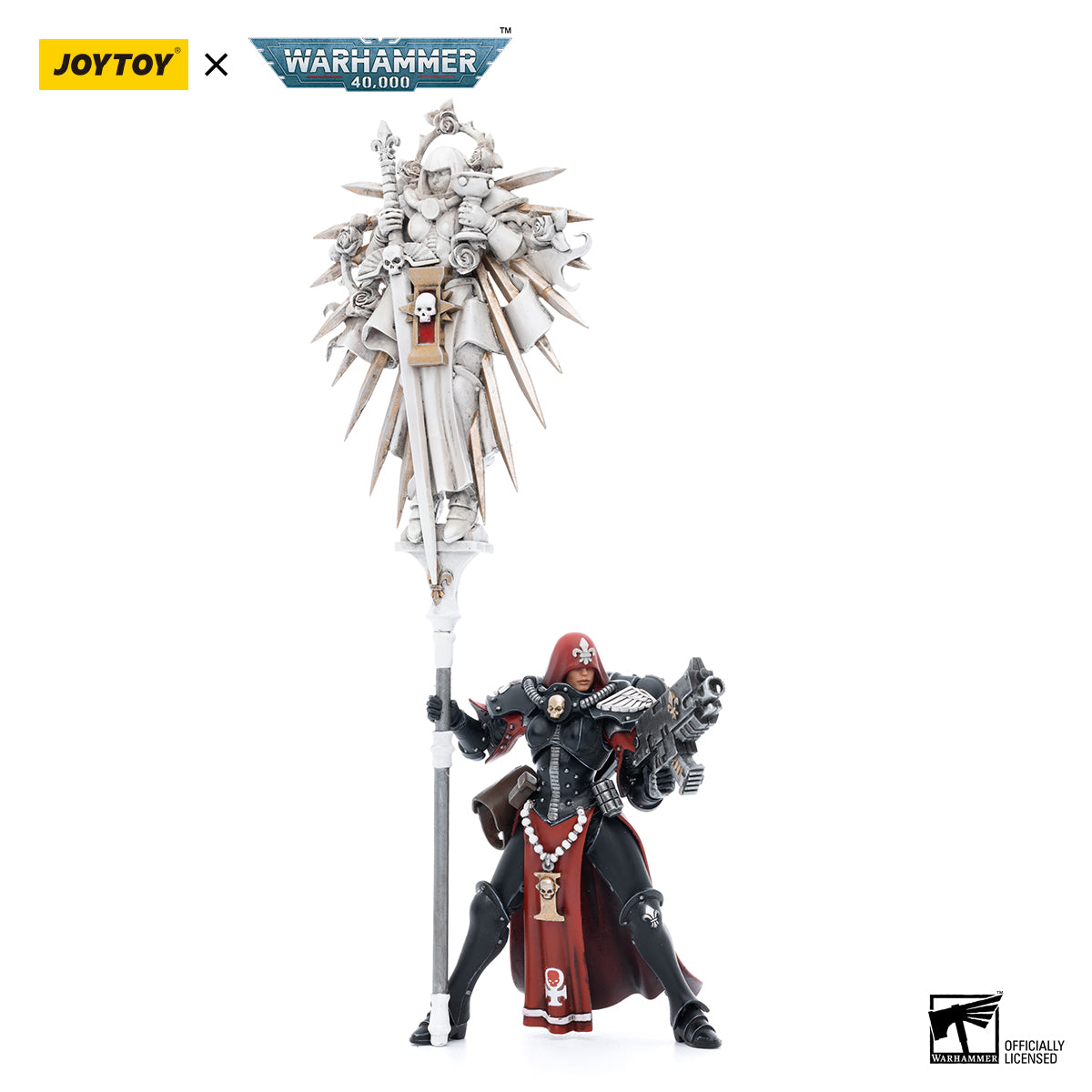 [IN STOCK]JOYTOY Warhammer 40K Action Figure 1/18 Blood Adepta Sororitas Imagifier Sister Saelon