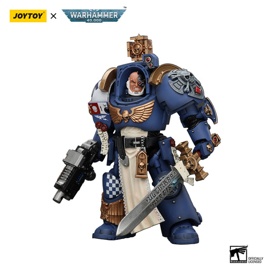 JOYTOY Action Figure 1/18 Ultramarines Captain In Terminator Armor Model Birthday Gifts 
