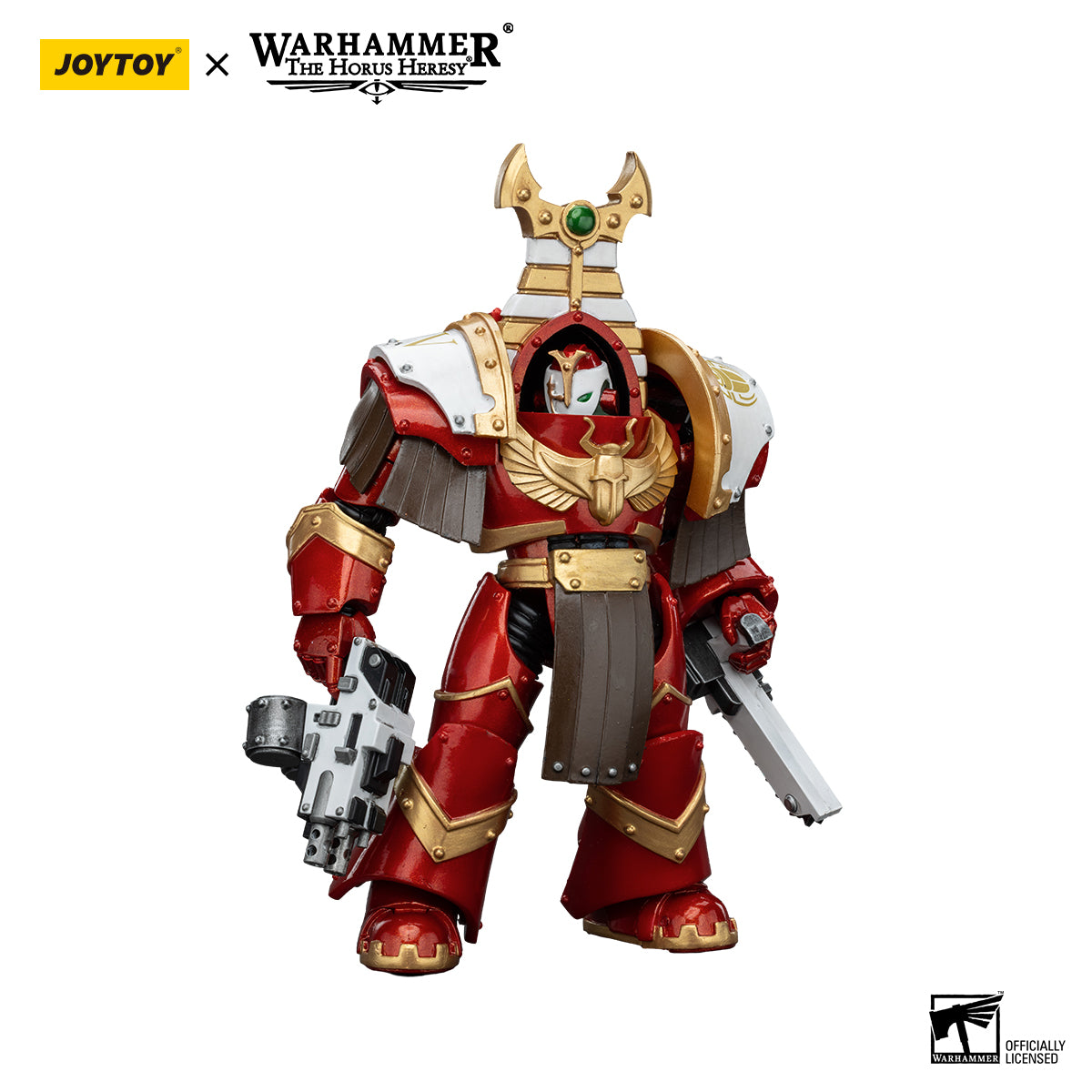 JOYTOY Action Figure 1/18 Thousand Sons Sekhmet Terminator Cabal Sekhmet With Combi-Bolter And Chainfist Model Birthday Gifts 
