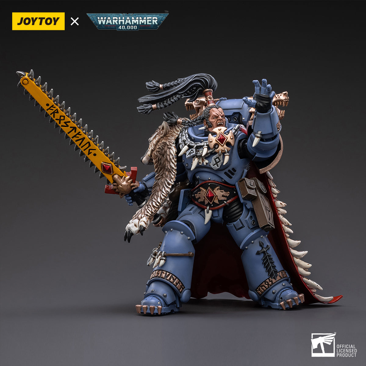 [IN STOCK]JOYTOY Warhammer 40K Action Figure 1/18 Space Wolves Ragnar Blackmane