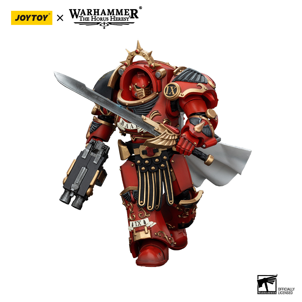 JOYTOY Action Figure 1/18 Blood Angels Legion Praetor in Tartaros Terminator Armor Model Birthday Gifts 
