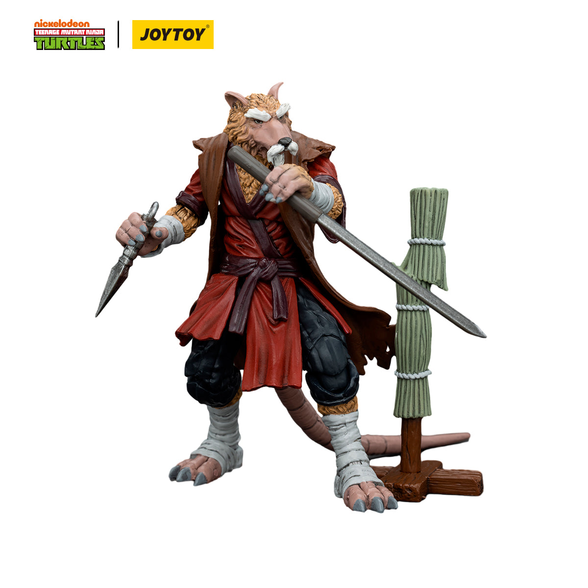 [IN STOCK] JOYTOY TMNT Action Figure 1/18 TMNT-Splinter Anime Military Model Toys JT00652