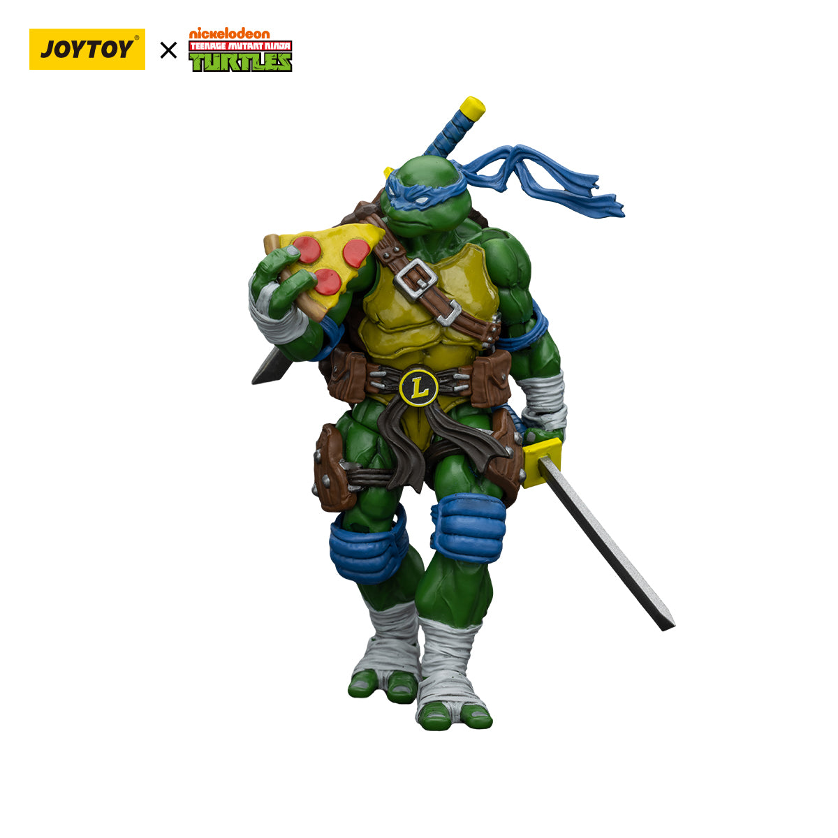 [IN STOCK] JOYTOY TMNT Action Figure 1/18 TMNT-Leonardo Anime Military Model Toys JT6892