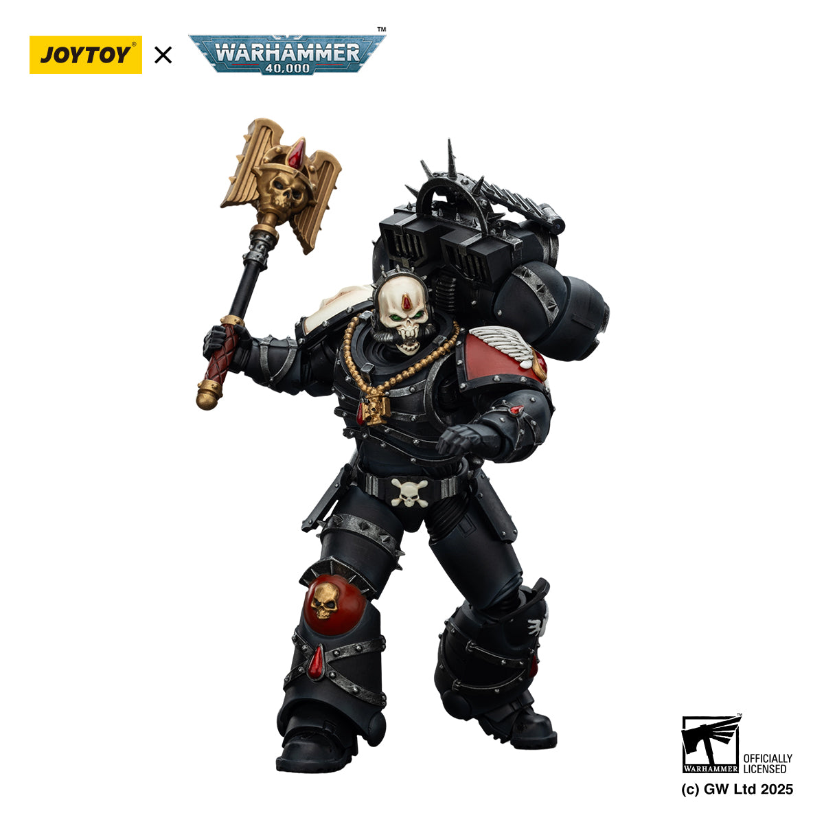 [PreOrder]JOYTOY Warhammer 40k 1/18 Action Figure  Blood Angels Lemartes With Jump Pack,Blood Crozius and Absolver Bolt Pistol  JT02311