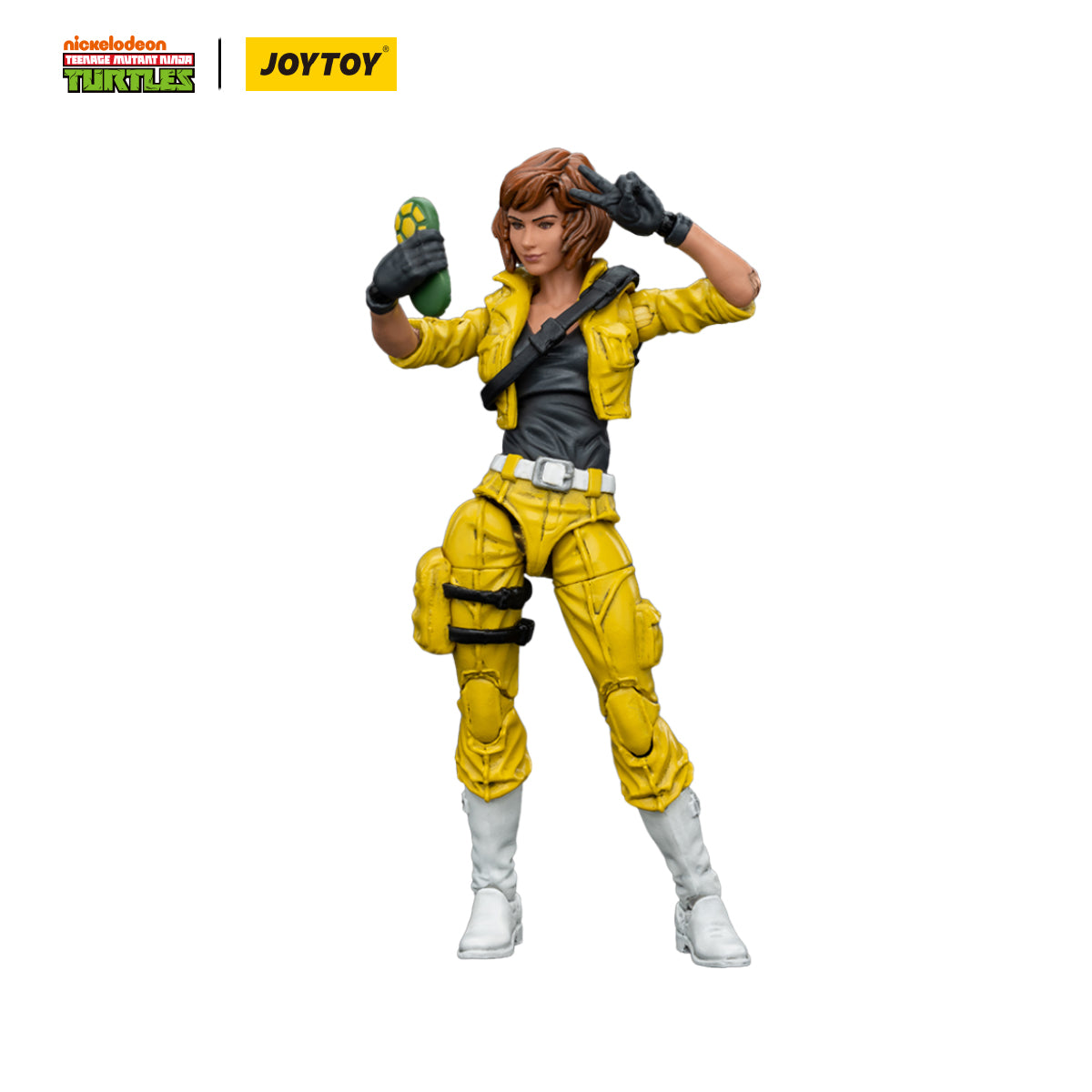 JOYTOY Action Figure 1/18 TMNT-April O'Neil Model Birthday Gifts