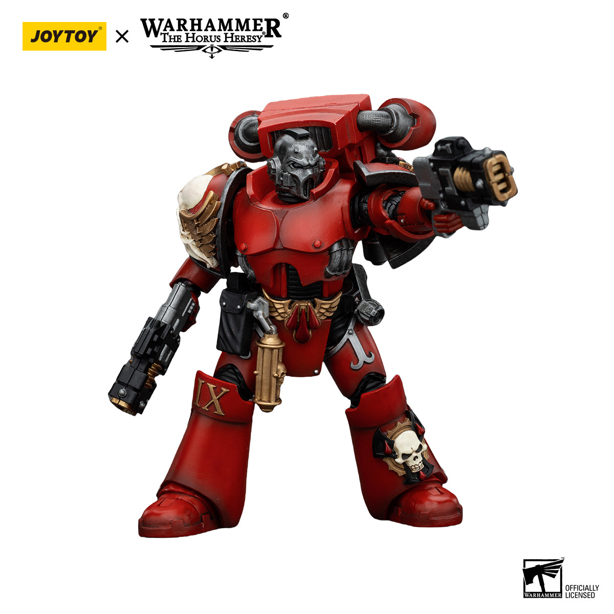 JOYTOY Action Figure 1/18 Blood Angels Angel's Tears Squad Erelim with Volkite Serpentas Model Birthday Gifts 