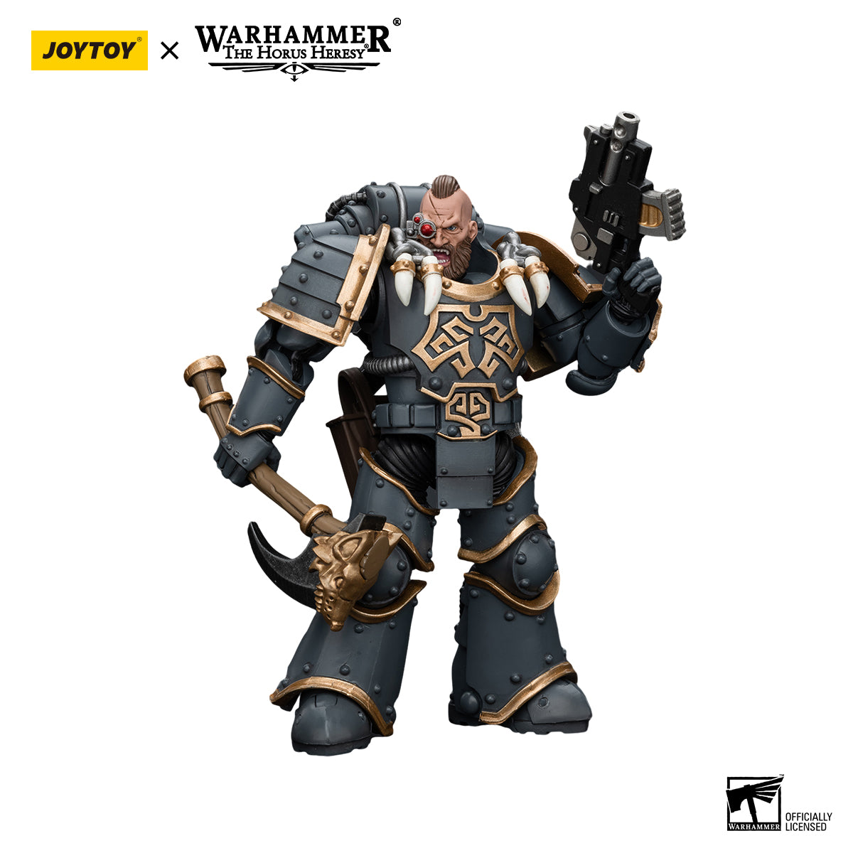 JOYTOY Action Figure 1/18 Space Wolves Gray Slayer Pack Gray Slayer2 Model Birthday Gifts 