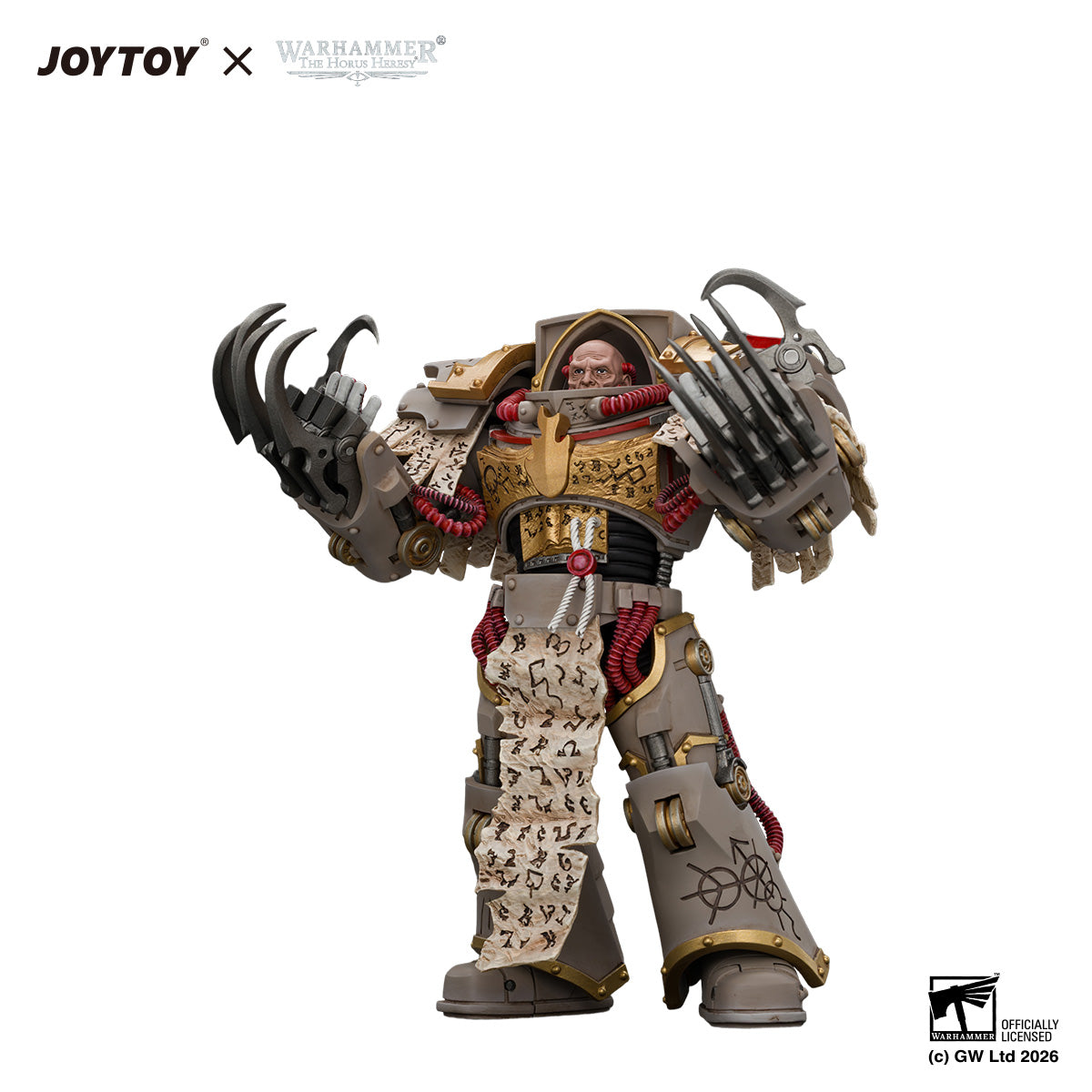 JOYTOY 1/18 Warhammer "The Horus Heresy" Action Figure  Word Bearers Kor Phaeron with Patriarch's Claws