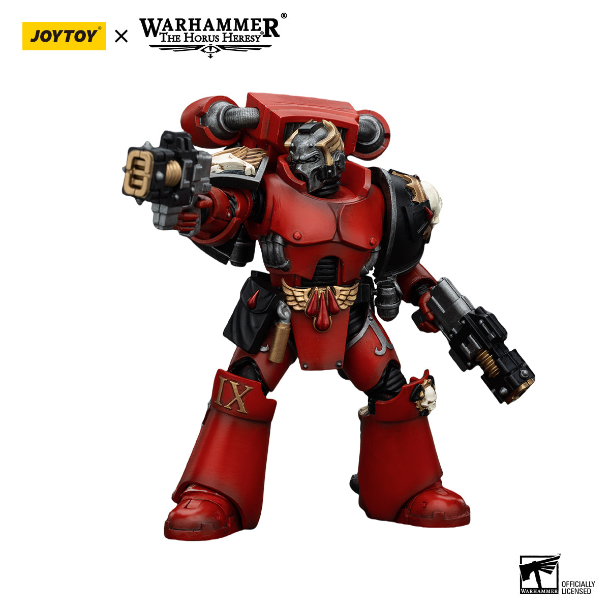 JOYTOY Action Figure 1/18 Blood Angels Angel's Tears Squad Arch-Erelim with Volkite Serpentas Model Birthday Gifts 