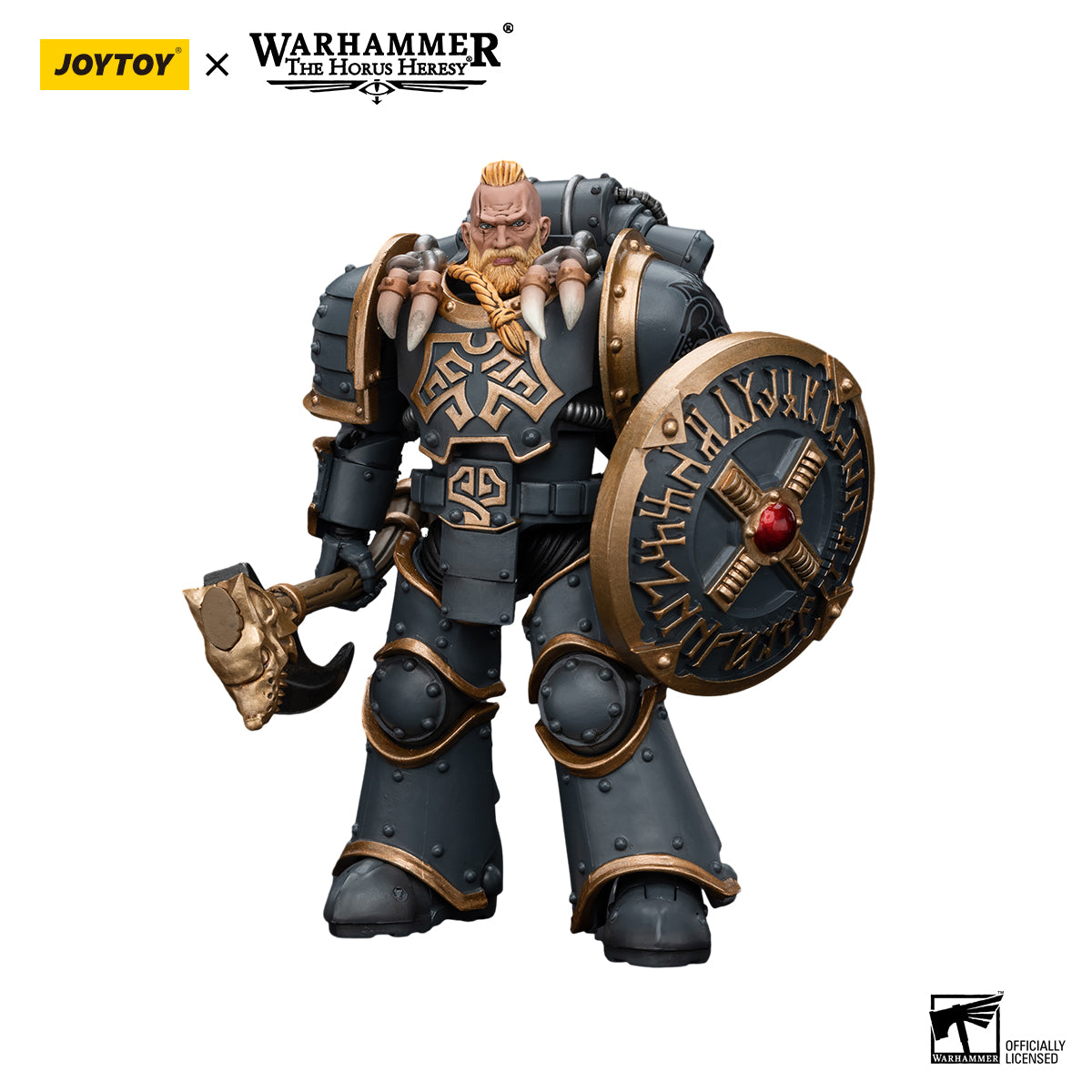 JOYTOY Action Figure 1/18 Space Wolves Gray Slayer Pack Gray Slayer 1 Model Birthday Gifts 