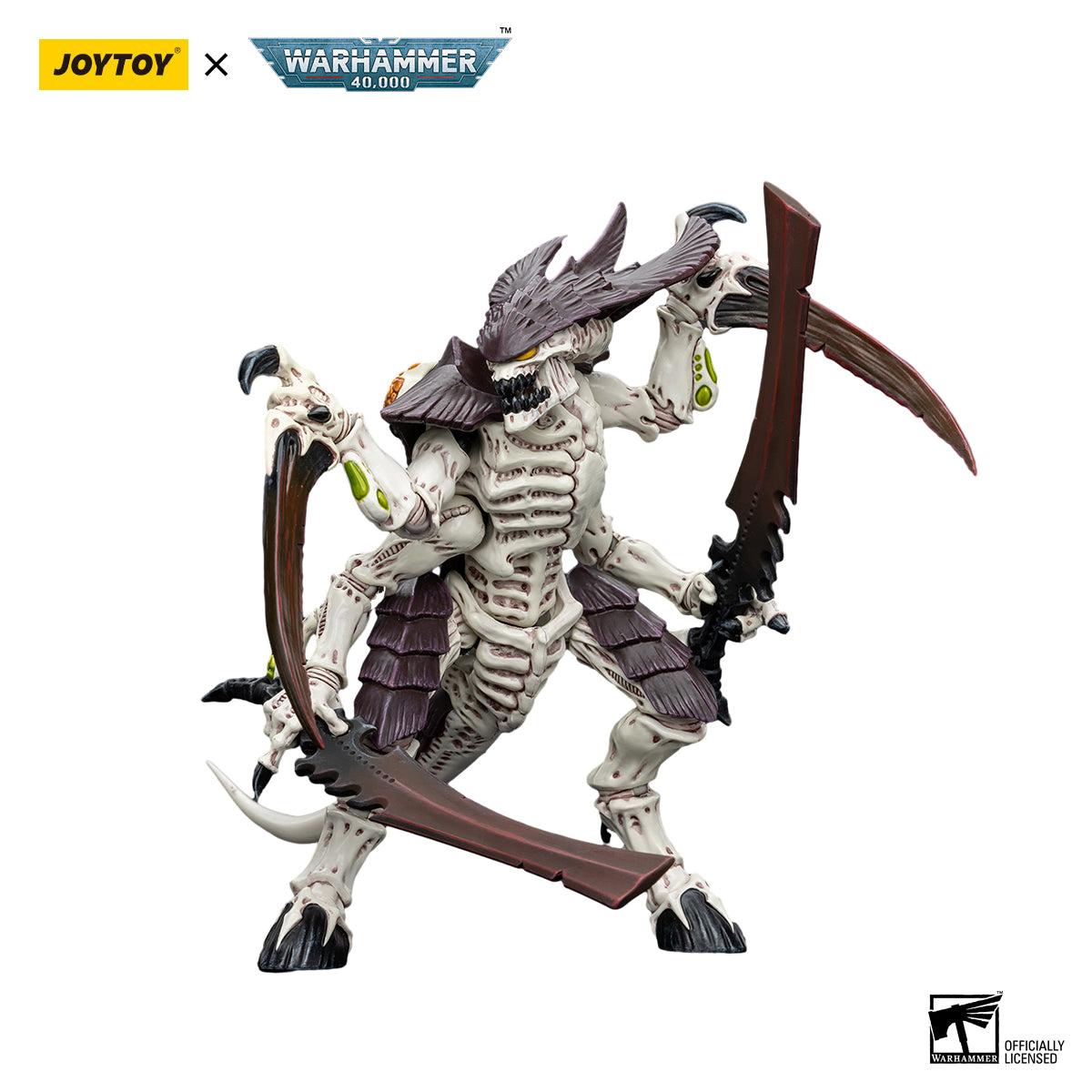 JOYTOY Action Figure 1/18 Tyranids Hive Fleet Leviathan Tyranid Warrior with Boneswords 2 Model Birthday Gifts 