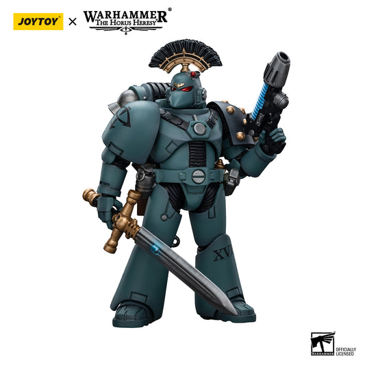 JOYTOY Action Figure 1/18 Sons of Horus MKVI Tactical Squad Sergeant with Power Sword Model Birthday Gifts