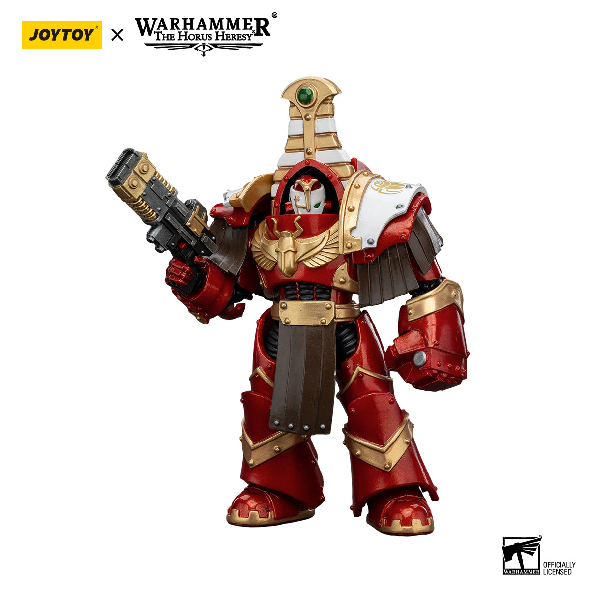 JOYTOY Action Figure 1/18 Thousand Sons Sekhmet Terminator Cabal Sekhmet Volkite Charger And Power Fist Model Birthday Gifts 