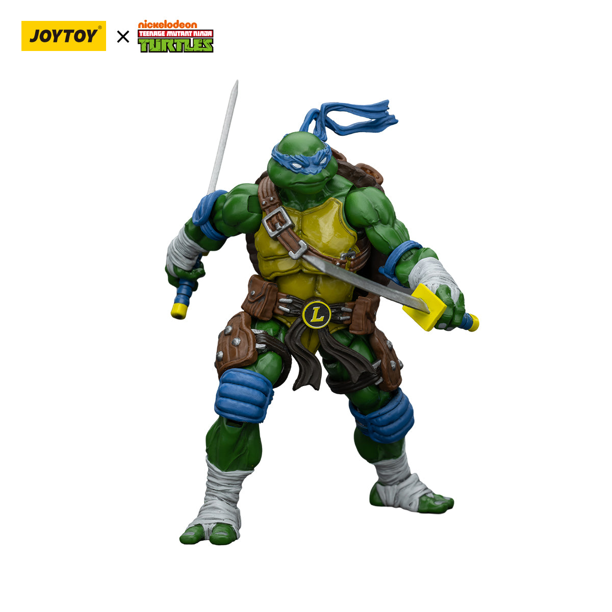 [IN STOCK] JOYTOY TMNT Action Figure 1/18 TMNT-Leonardo Anime Military Model Toys JT6892