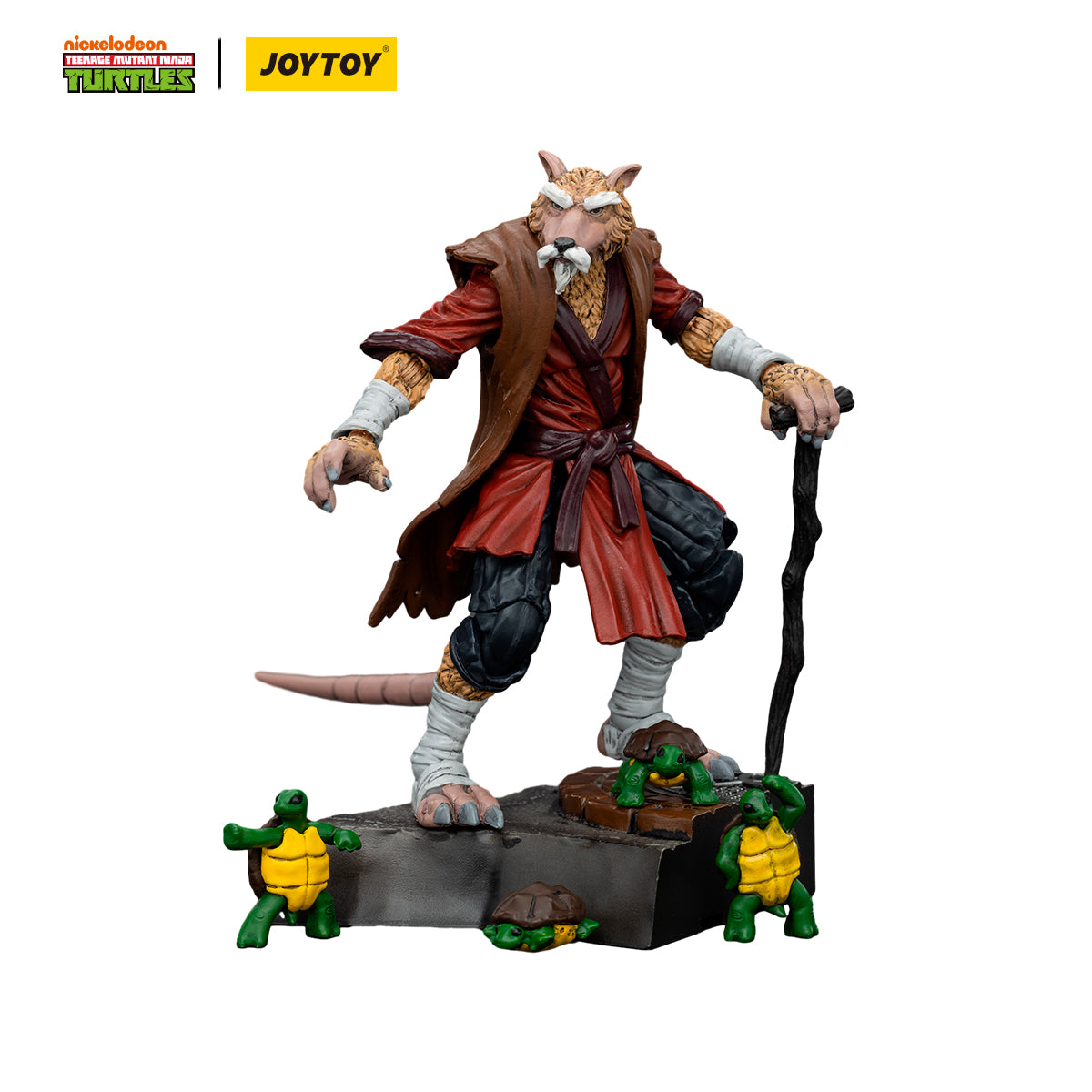[IN STOCK] JOYTOY TMNT Action Figure 1/18 TMNT-Splinter Anime Military Model Toys JT00652