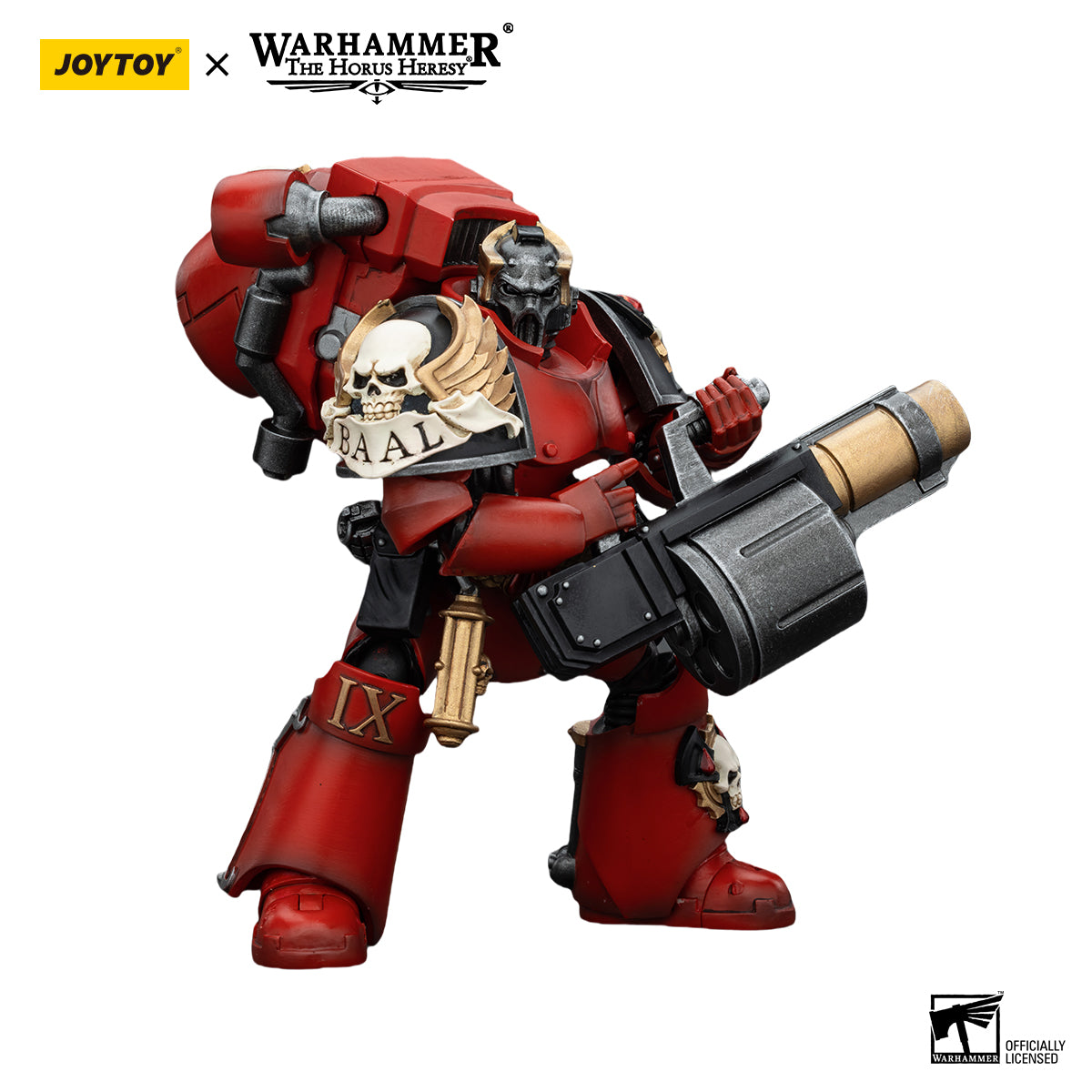 JOYTOY Action Figure 1/18 Blood Angels Angel's Tears Squad Arch-Erelim with Angel's Tears Grenade Launcher Model Birthday Gifts 