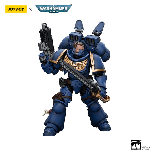 JOYTOY Action Figure 1/18Ultramarines Jump Pack Intercessors Intercessor 1 Model Birthday Gifts 