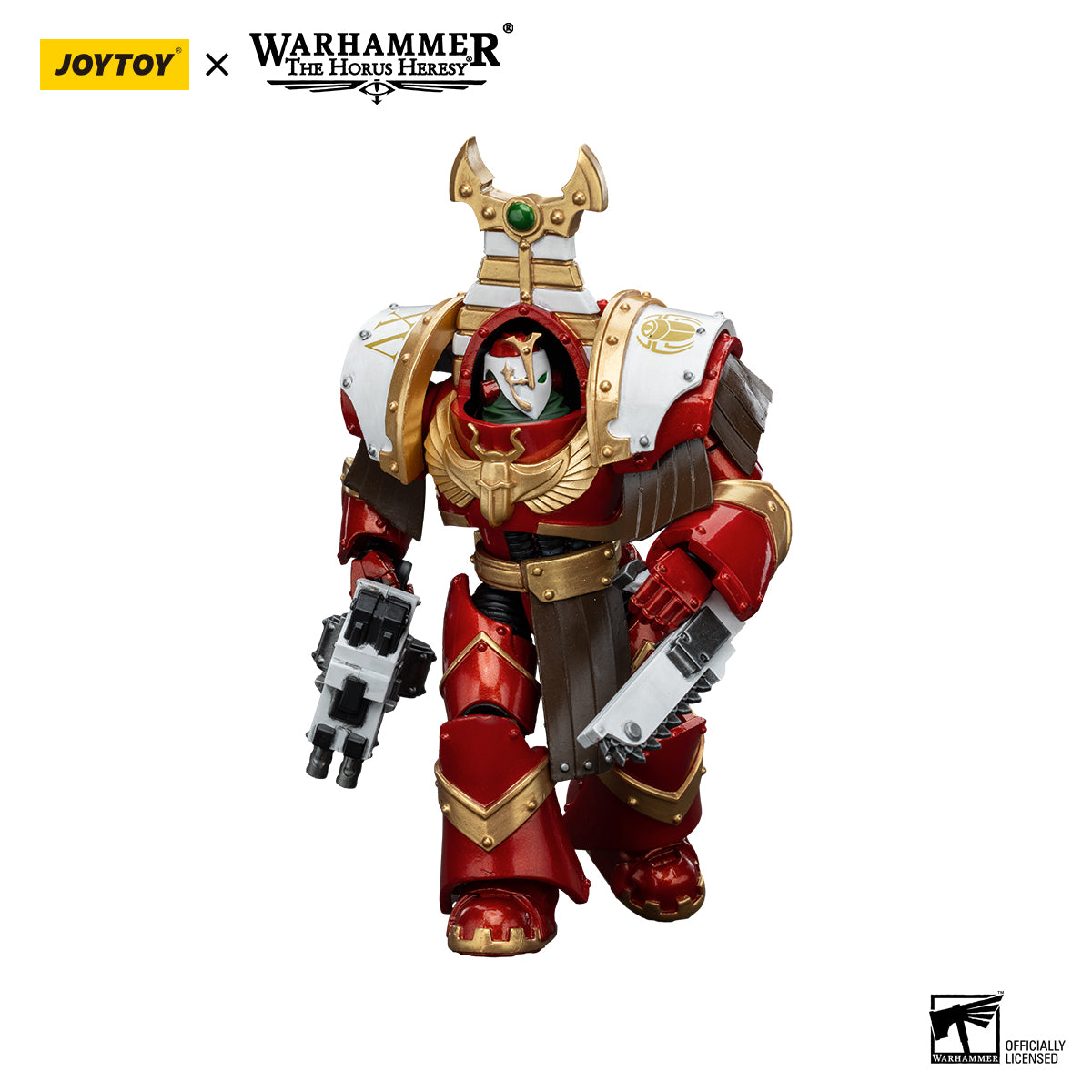 JOYTOY Action Figure 1/18 Thousand Sons Sekhmet Terminator Cabal Sekhmet With Combi-Bolter And Chainfist Model Birthday Gifts 