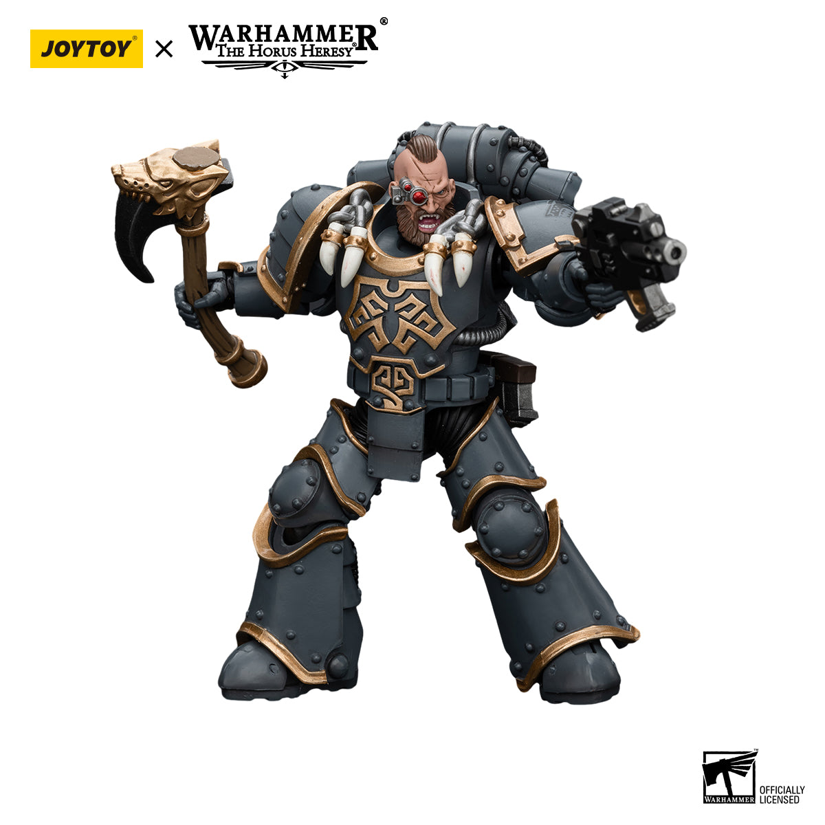 JOYTOY Action Figure 1/18 Space Wolves Gray Slayer Pack Gray Slayer2 Model Birthday Gifts 