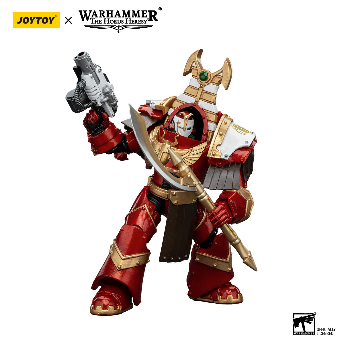 JOYTOY Action Figure 1/18 Thousand Sons Sekhmet Terminator Cabal Sekhmet With Combi-Melta And Achea Force Weapon Model Birthday Gifts 
