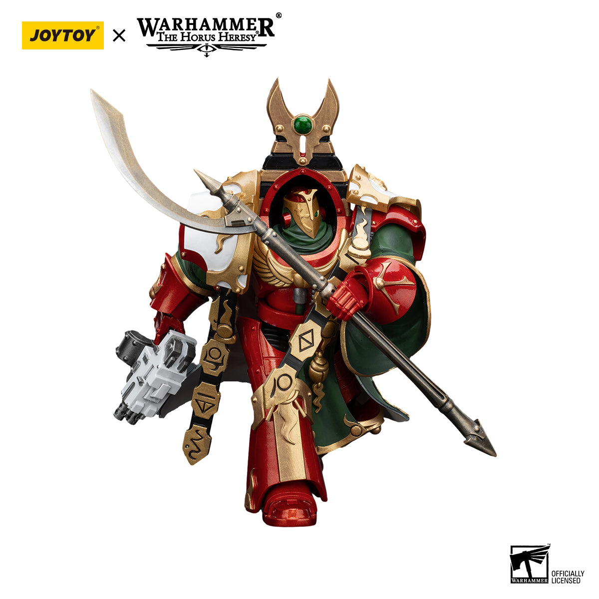 JOYTOY Action Figure 1/18 Thousand sons Legion Praetor in Cataphractii Terminator Armor Model Birthday Gifts 