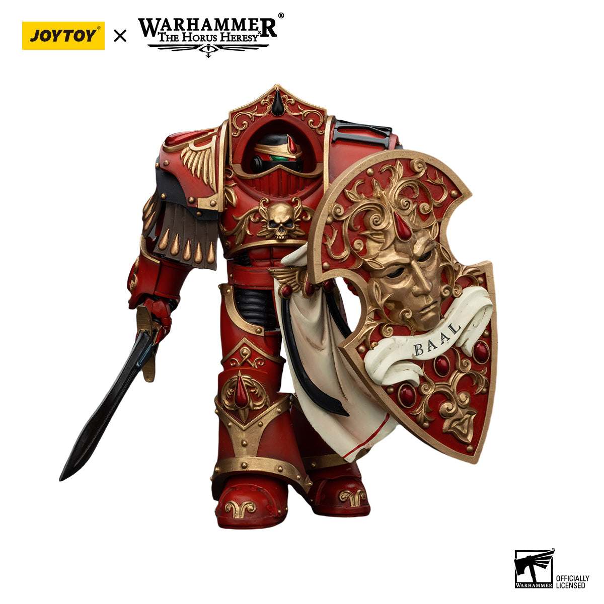 JOYTOY Action Figure 1/18 Blood Angels Crimson Paladins Squad Crimson Paladin 2 Model Birthday Gifts 