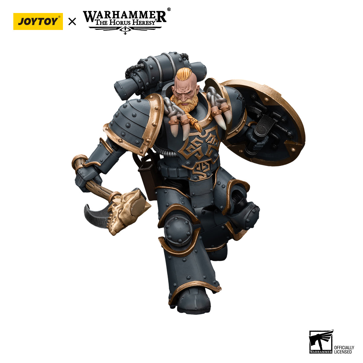 JOYTOY Action Figure 1/18 Space Wolves Gray Slayer Pack Gray Slayer 1 Model Birthday Gifts 