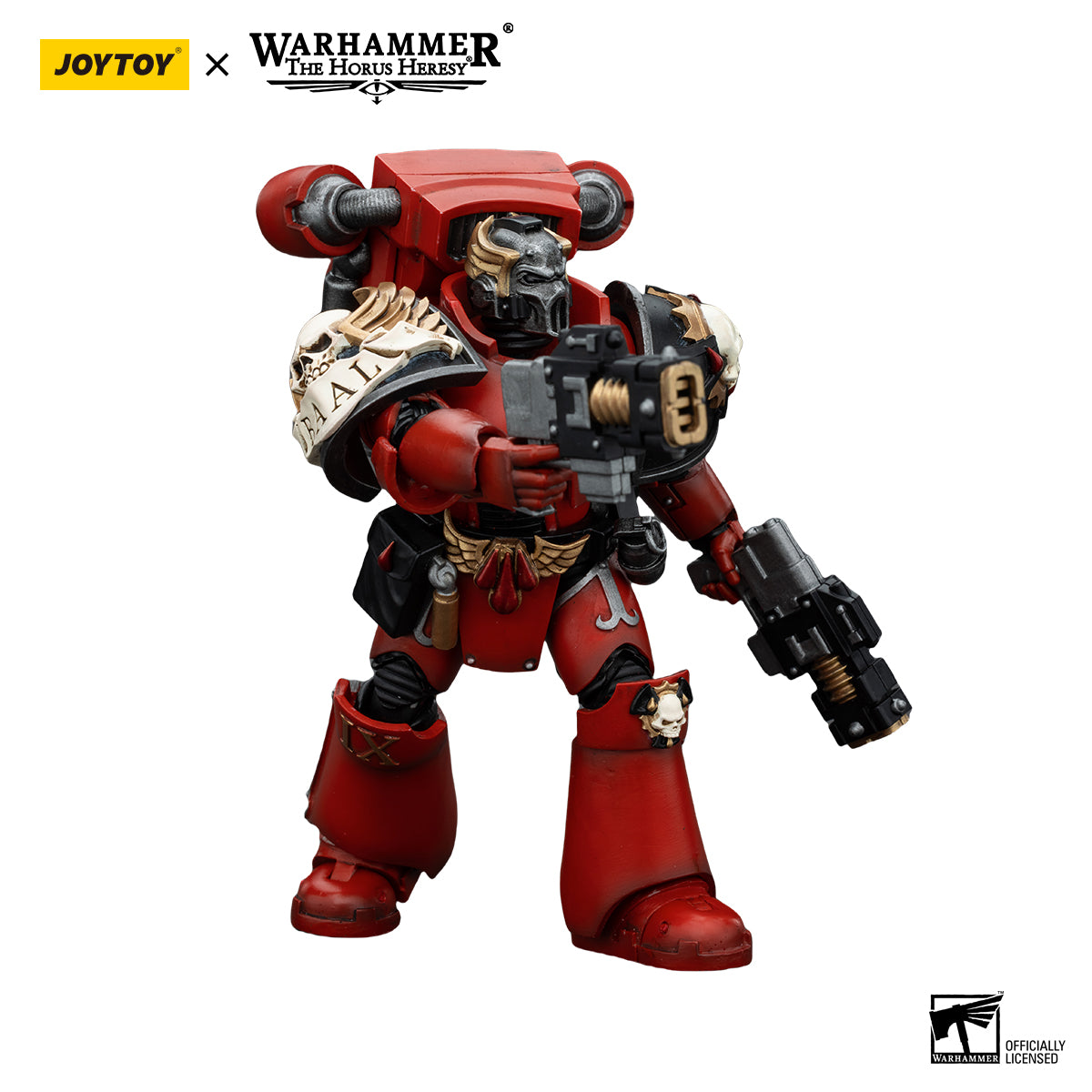 JOYTOY Action Figure 1/18 Blood Angels Angel's Tears Squad Arch-Erelim with Volkite Serpentas Model Birthday Gifts 