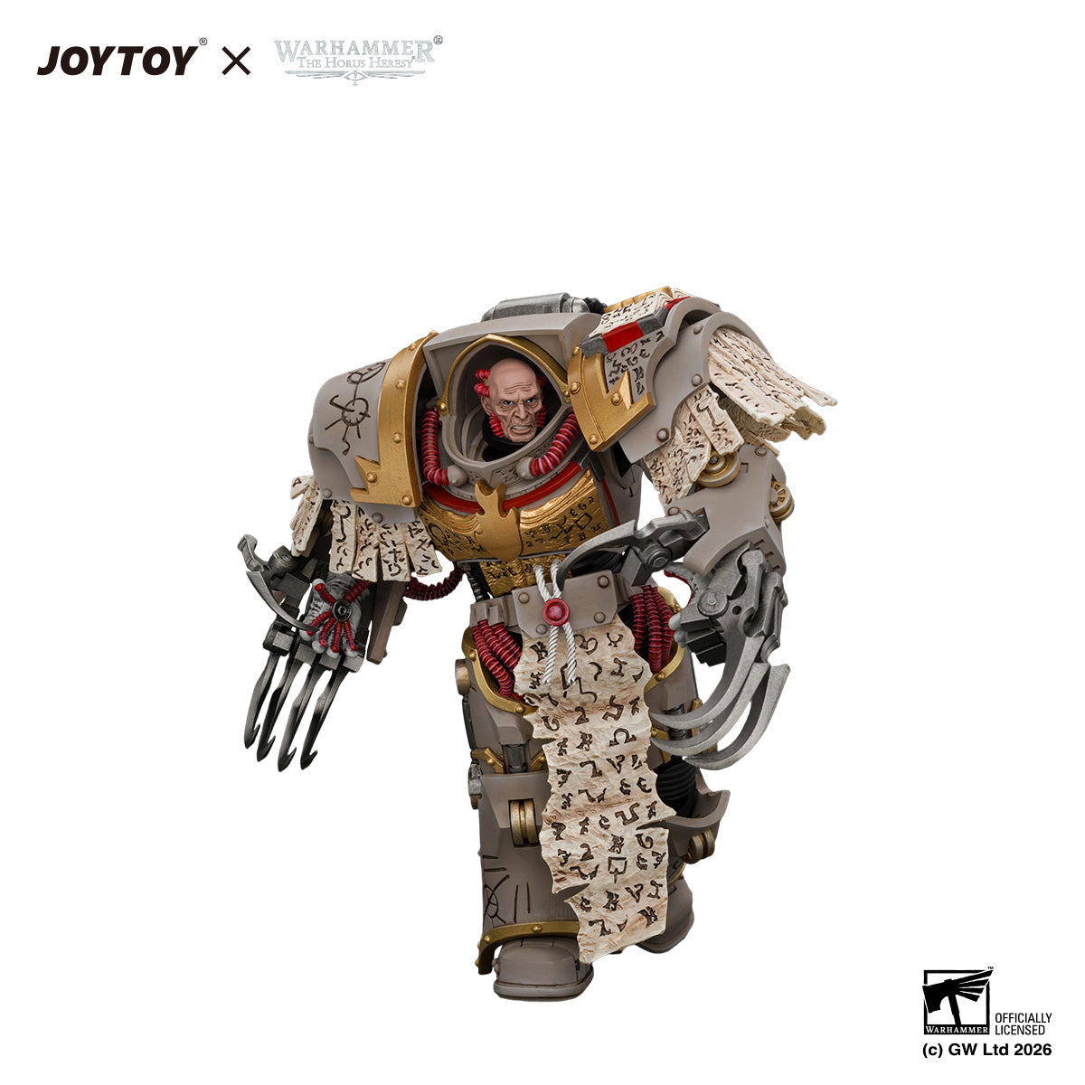 JOYTOY 1/18 Warhammer "The Horus Heresy" Action Figure  Word Bearers Kor Phaeron with Patriarch's Claws