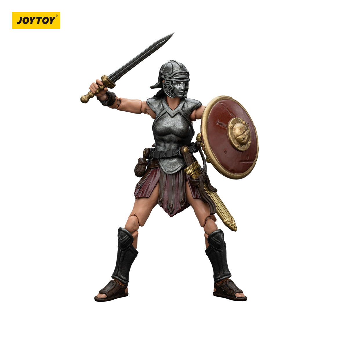 JOYTOY Action Figure 1/18 Roman Republic Legionary Light Infantry Sword and Shield Female Model Birthday Gifts 