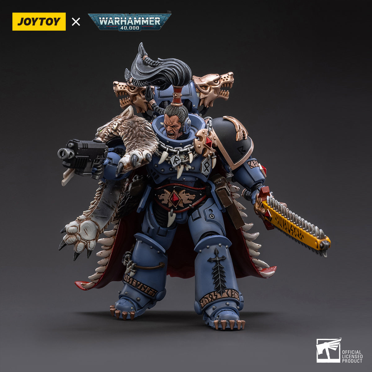 [IN STOCK]JOYTOY Warhammer 40K Action Figure 1/18 Space Wolves Ragnar Blackmane