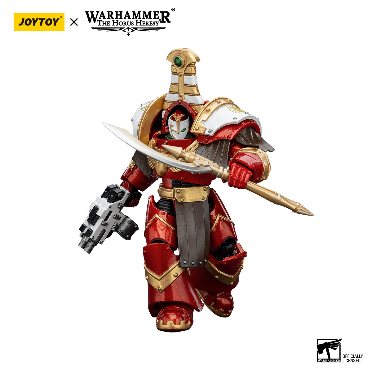 JOYTOY Action Figure 1/18 Thousand Sons Sekhmet Terminator Cabal Sekhmet With Combi-Bolter And Achea Force Weapon Model Birthday Gifts 