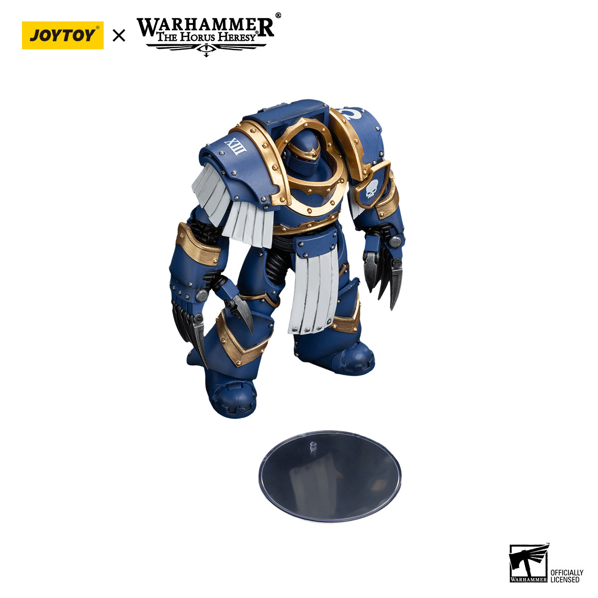 JOYTOY Action Figure 1/18 Ultramarines Cataphractii Terminator Squad Terminator with Lightning Claws Model Birthday Gifts 