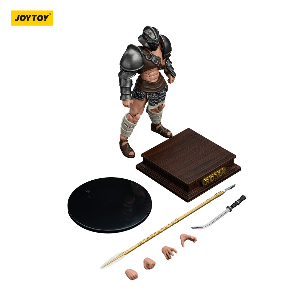 JOYTOY Action Figure 1/18 Roman Gladiator Scissor Model Birthday Gifts 