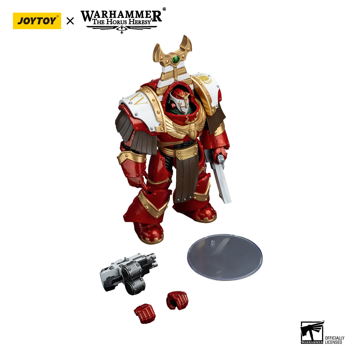 JOYTOY Action Figure 1/18 Thousand Sons Sekhmet Terminator Cabal Sekhmet With Combi-Bolter And Chainfist Model Birthday Gifts 