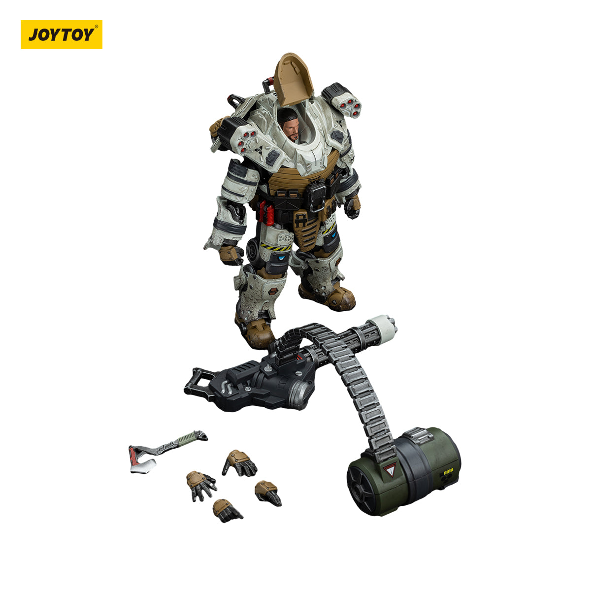 JOYTOY Action Figure 1/18 Sorrow Expeditionary Forces 09th Legion Rescue Squad-Heavy Gunner Model Birthday Gifts 