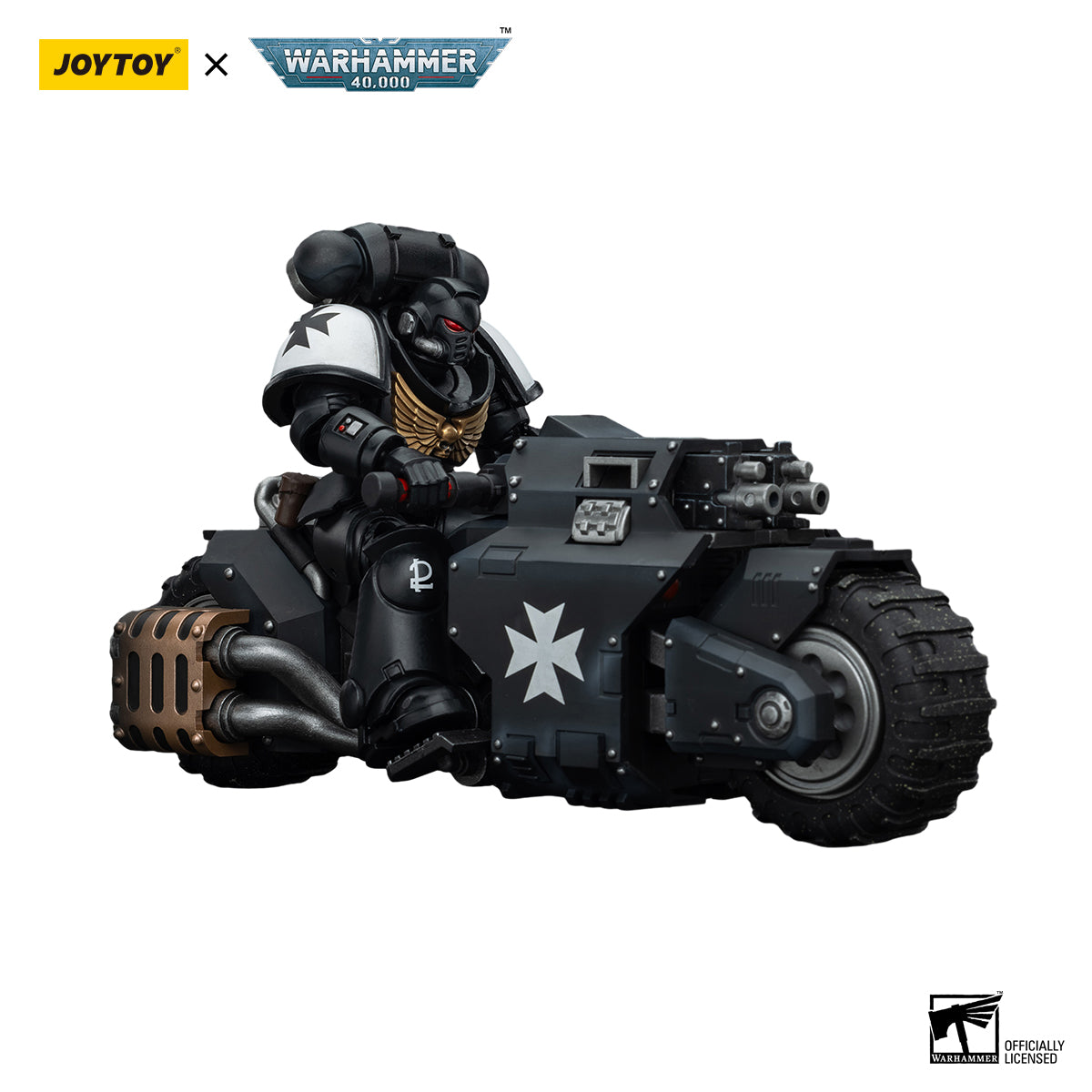JOYTOY Action Figure 1/18 Black Templars Outriders Model Birthday Gifts 