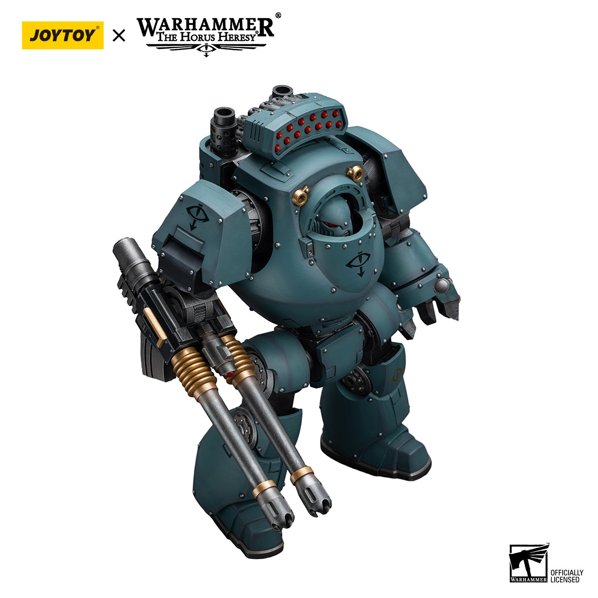 JOYTOY Action Figure 1/18 Sons of Horus Contemptor Dreadnought with Gravis Autocannon Model Birthday Gifts