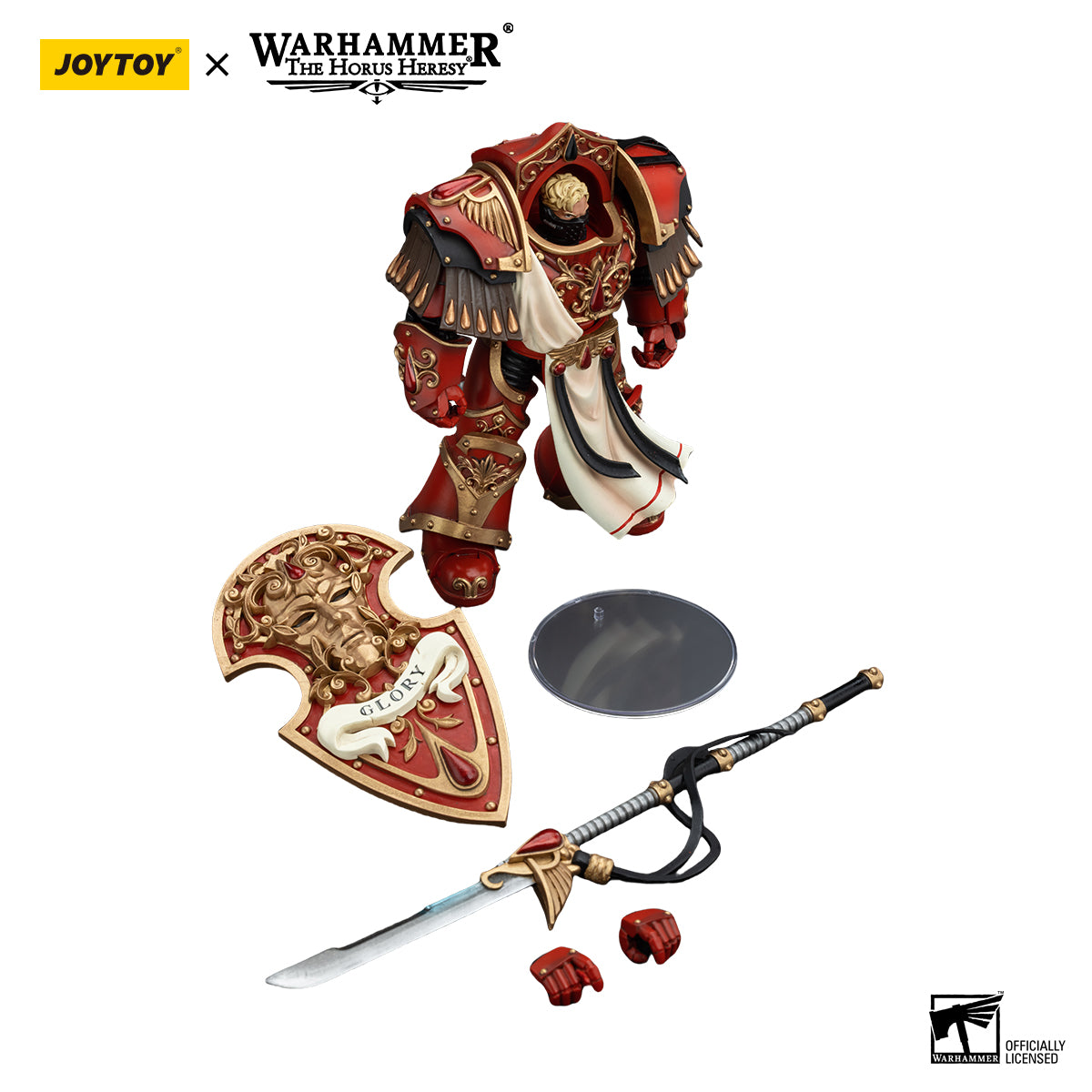 JOYTOY Action Figure 1/18 Blood Angels Crimson Paladins Squad Crimson Exemplar Model Birthday Gifts 
