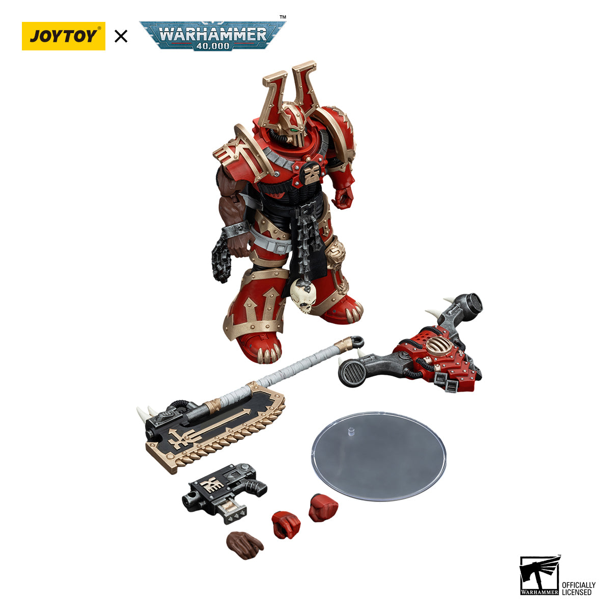 JoyToy Warhammer 40k: World Eaters Khorne Berzerker 5 - Action Figure 1:18 12,6 Cm